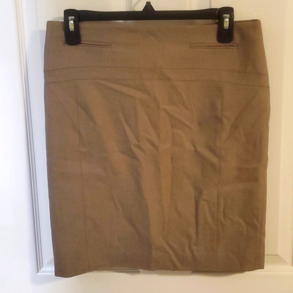 Express light brown work skirt